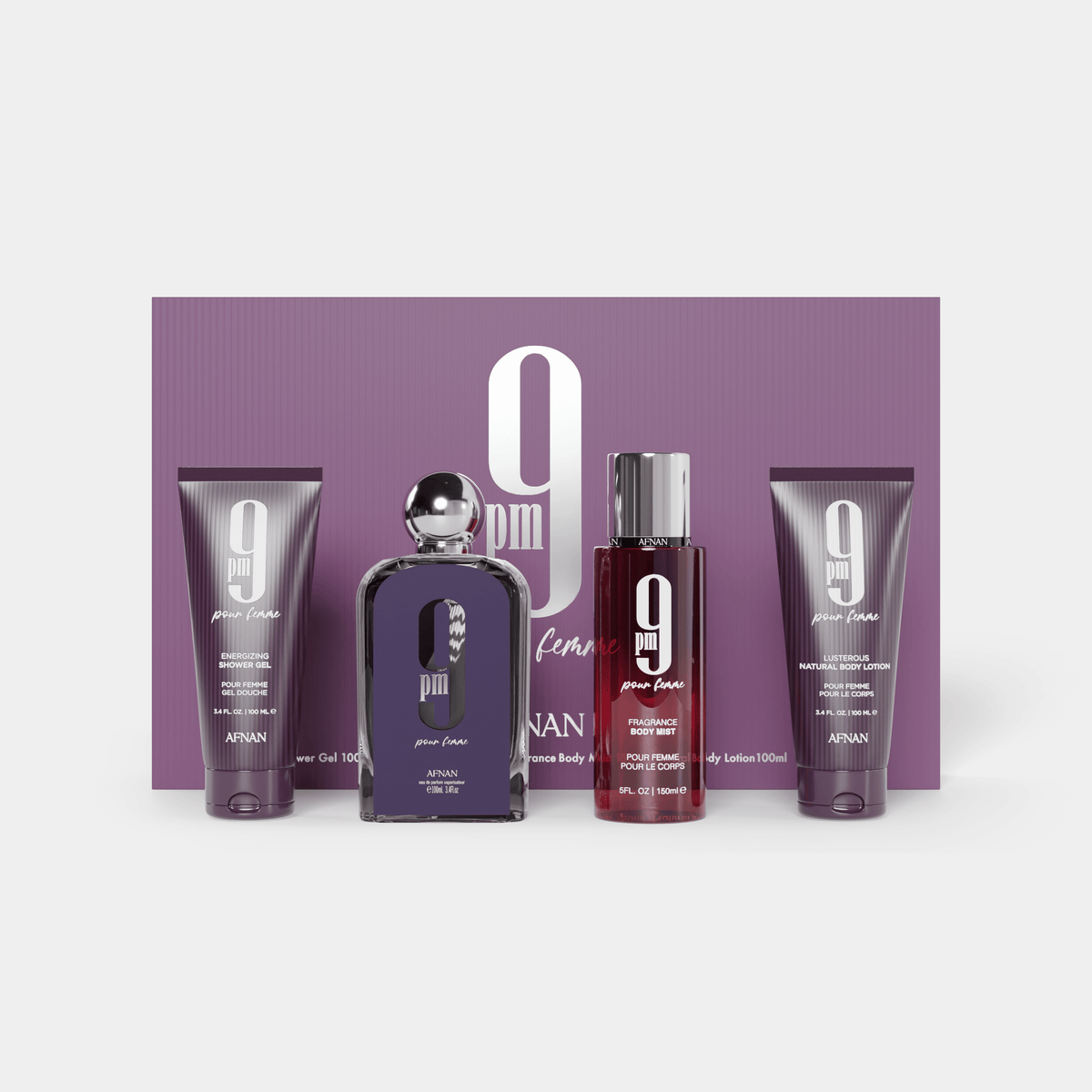 Set de regalo 9 PM Pour Femme